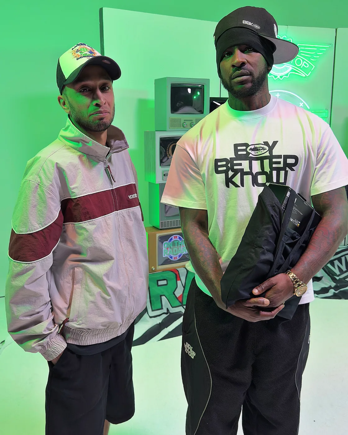 DJ Firestarr with Skepta